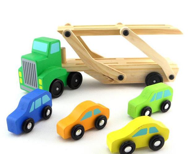 批发木制车 运输车小车 小汽车 儿童宝宝早教益智多功能车玩具商品
